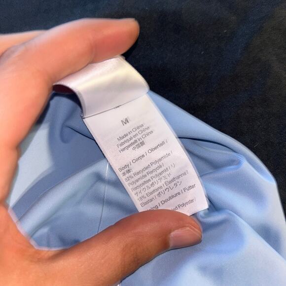 NWT J. Crew Blue High Rise Bikini Swim Bathing Suit Bottom Women's Size Medium - Picture 7 of 8